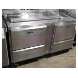 1X, TRAULSEN COLD PREP TABLE 4 DRAWER 60"X30"
