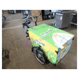 1X, COMMERICIAL VENDING CARGO TRICYCLE NOTES
