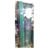 1X, 71.5"X18"X85"T 4 SHELF COATED WIRE RACK