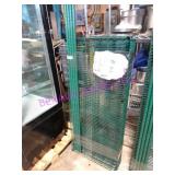 1X, 54"X24"X85"T 4 SHELF COATED WIRE RACK