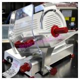 1X, OMCAN GRAVITY ELEC. DELI SLICER 10" BLADE
