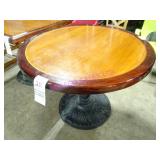 11X, 36"D SOLIND WOOD DINING TABLE NOTES!!