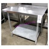 1X, 36"X30" S/S TABLE W/ UNDERSHELF