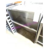 1X, 30"X14"X38"T 2 SHELF S/S COUNTER