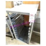 1X, 20"X29"X42"T 10 SLOT ALUM TRAY RACK