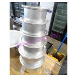 LOT, 6PCS NEW ASST SIZE POT SET W/ LIDS