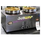 1X, GRANDE CHEF DBL SOUP WARMER S/S DFS7