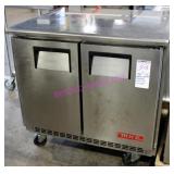 1X, MKE S/S, UNDERCOUNTER COOLER 2DR. 36"X32"