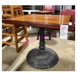 20X, 36"X30" SOLID WOOD DINING TABLE NOTES!!