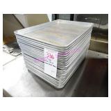 LOT, 25PC 18"X31" ALUM BAKE TRAYS
