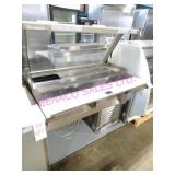 1X, DUKE S/S COLD PREP TABLE W/ SNEEZE GUARD NOTES