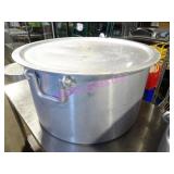 1X, 31"DX16"T 56GAL H.D. ALUM STOCK POT W/ LID