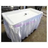 1X, 47"X24" ICE TABLE W/ MATCHING SKIRT