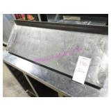 1X, 36"X12" S/S WALL SHELF