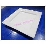 LOT, 26PCS 11" ROYAL CLASSIC SQUARE DINNER PLATES