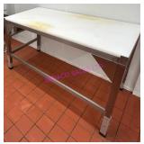 1X, 60"X31" CUTTING TABLE S/S FRAME