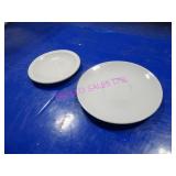 LOT, 28PC ASST SIZE/STYLE SAUCERS  NOTES!