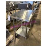 1X, 24" X 30" S/S TABLE