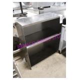 1X, 2 SHELF S/S COUNTER 30"X14"X38"H