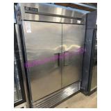 1X, 54" TRUE T-49F S/S TWO DOOR FREEZER
