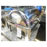 LOT, 2PC 25"X16.25" S/S ROLL TOP CHAFING DISH NOTE