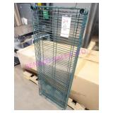 LOT, 2PC 48"X18" COATED WIRE SHELVES NOTES