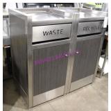 1X, GARBAGE STATION 48"X24" W/ BINS