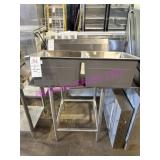 1X, 32" X18" X 10"H S/S UNDER MOUNT SINK