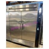 1X, 54" TRUE T-49 S/S TWO DOOR COOLER