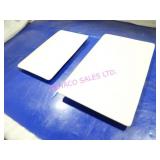 LOT, 17PC ASST SIZE DUDSON FLAT RECT. PLATE NOTES