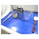 LOT, 1 CRATE ASST KITCHEN SUPPLIES  NOTES!
