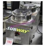 1X, GRANDE CHEF DBL SOUP WARMER 18"X19"