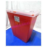 1X, OAKRIDGE BIOHAZARD NEEDLE/SHARPS CONTAINER