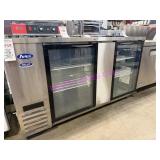1X, ATOSA 68"X24" S/S BACK BAR COOLER