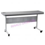 2X, 60"X24" NPS PLASTIC FLIP & STORE TABLE NOTE