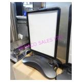 3X, 24"X30" OUTDOOR STREET SIDE AD SIGN