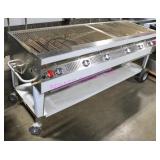 1X, TARRISON DBL PROPANE BBQ 78"X26" *NOTES!*