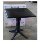 10X, NEW 28"X28" PLASTIC SQUARE PATIO TABLE NOTE