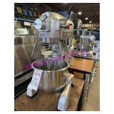 1X, EURODIB M20A 20QT MIXER W/ 3 ATTACHMENTS