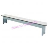 1X, GLOBAL 702908 72"X12"X18" LOCKER ROOM BENCH