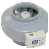 1X, CFM AXC200B-ES IN-LINE DUCT FAN