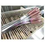 LOT, 40 PCS WOOD HANDLE KEBAB SKEWERS