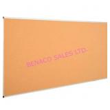 1X, 96"X48" ALUM FRAME CORK BOARD  NOTES!
