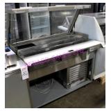 1X, DUKE S/S COLD PREP TABLE W/ SNEEZE GUARD NOTES