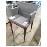 12X, SOLID WOOD FRAME, WIDE SEAT BAR STOOL NOTE