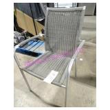 16X, METAL FRAME WOVEN OUTDOOR PATIO CHAIRS
