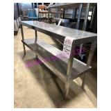 1X, 48" X 12" X 23"H DBL OVERHEAD SHELF
