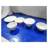 LOT, 18PCS ASST SIZE/STYLE SIDE BOWLS
