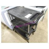 1X, 29"X18" 3 SHELF PLASTIC PORTA CART
