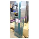 1X, 48"X21"X74"T 3 SHELF COATED WIRE WALL RACK